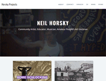 Tablet Screenshot of horskyprojects.com